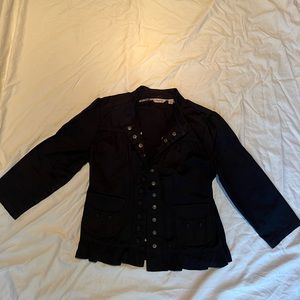 Motto blazer with buttons